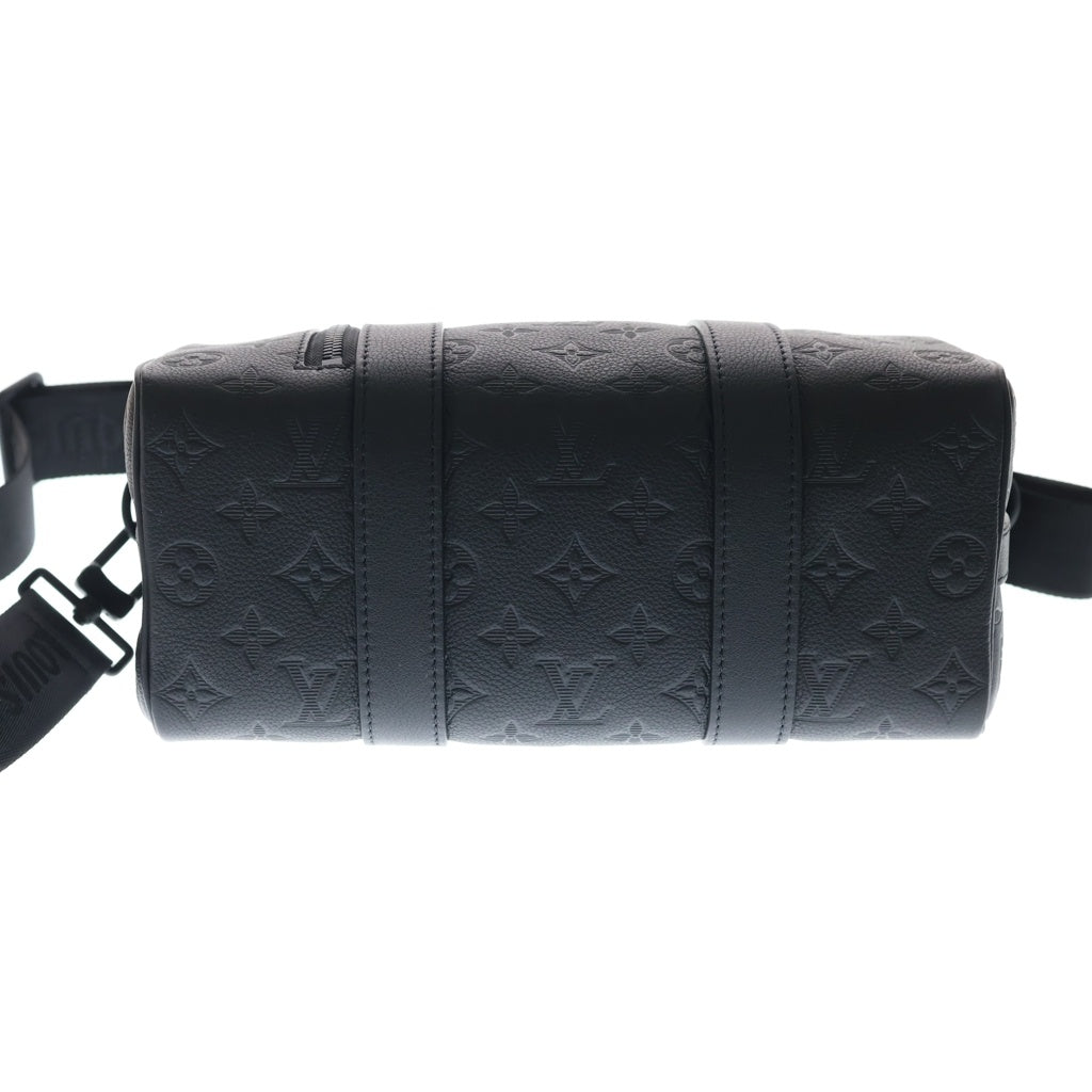 LOUIS VUITTON(ルイヴィトン) シティ キーポル モノグラム シャドウレザー ショルダーバッグ ノワール ブラック M26750 RFID