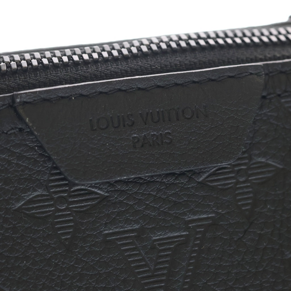 LOUIS VUITTON(ルイヴィトン) シティ キーポル モノグラム シャドウレザー ショルダーバッグ ノワール ブラック M26750 RFID