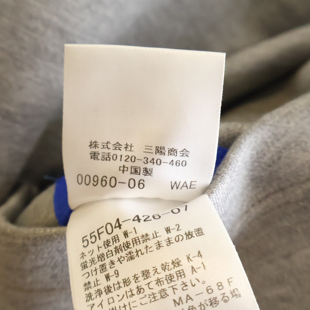 BLUE LABEL CRESTBRIDGE(ブルーレーベルクレストブリッジ) リバーシブルフーディー ノバチェック グレー×ベージュ #38 55F04-426-07 レディース