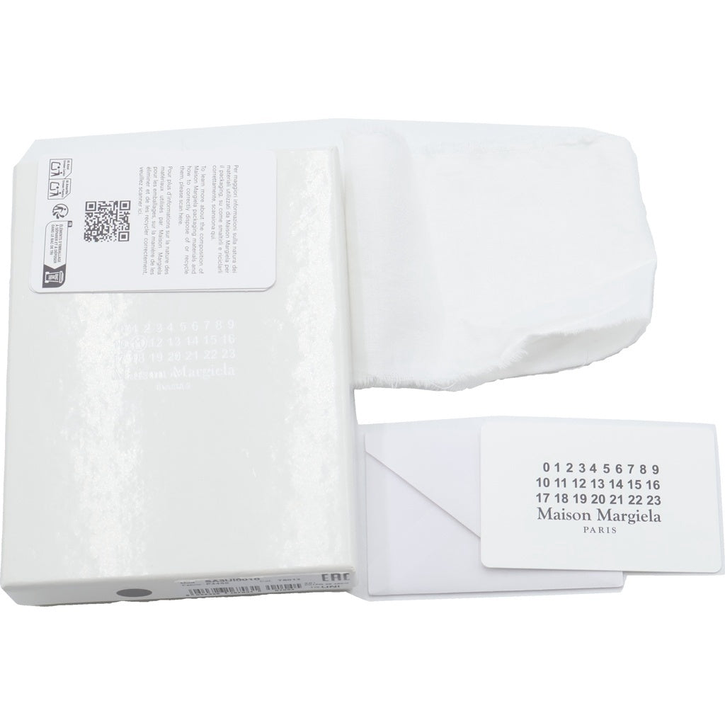 Maison Martin Margiela(メゾンマルタンマルジェラ) 4ステッチ コンパクトウォレット 4つタグ 3つ折り財布 レザー ブラック SA3UI0010 レディース