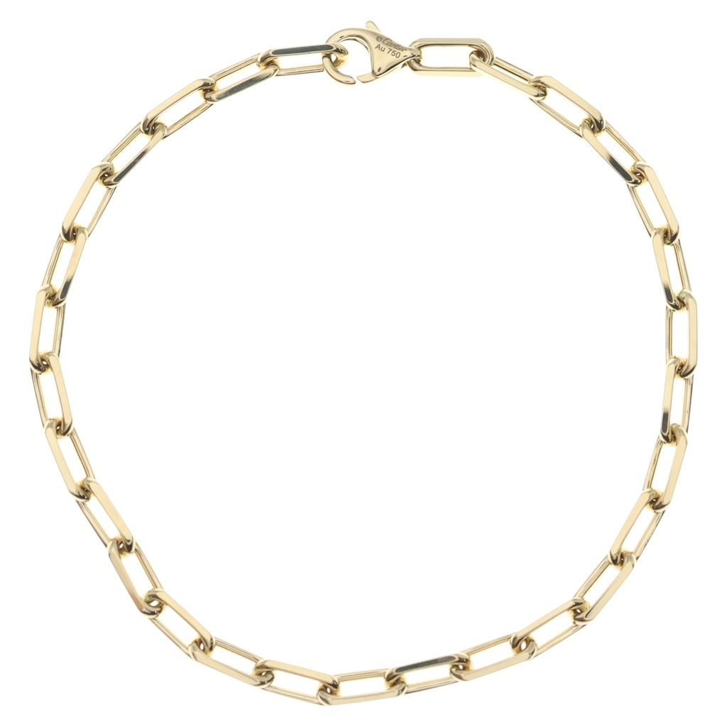 Cartier(カルティエ) サントス ドゥ カルティエ スモール チェーン ブレスレット K18YG イエローゴールド レディース