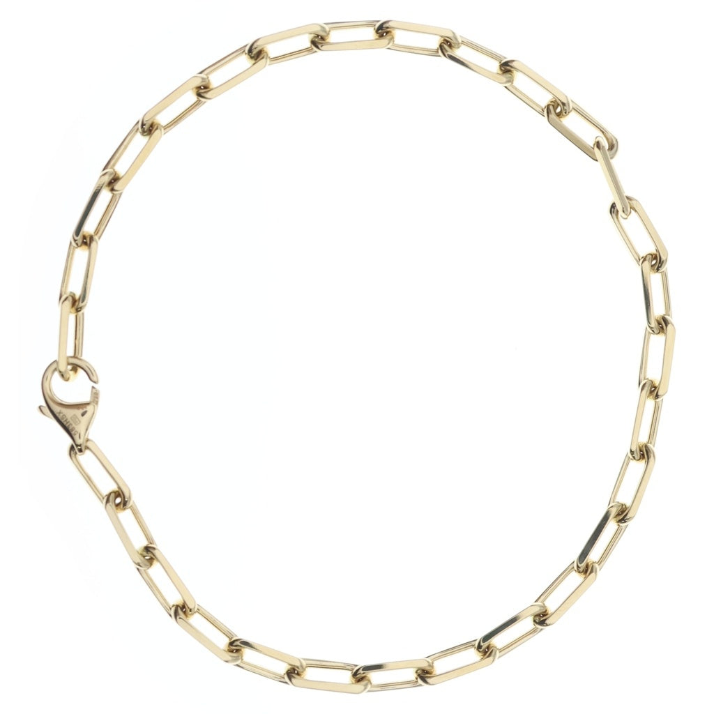 Cartier(カルティエ) サントス ドゥ カルティエ スモール チェーン ブレスレット K18YG イエローゴールド レディース