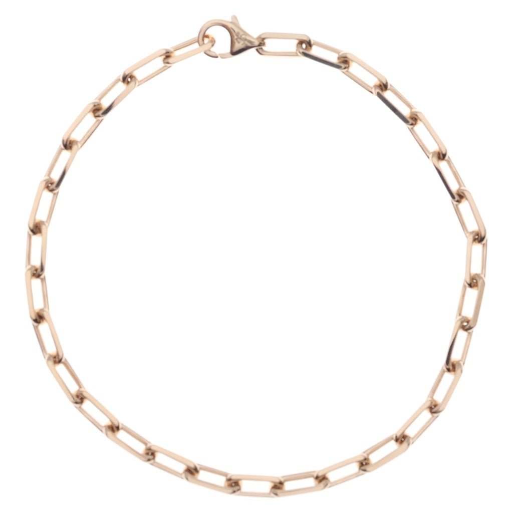 Cartier(カルティエ) サントス ドゥ カルティエ スモール チェーン ブレスレット K18PG ピンクゴールド B6090300 レディース
