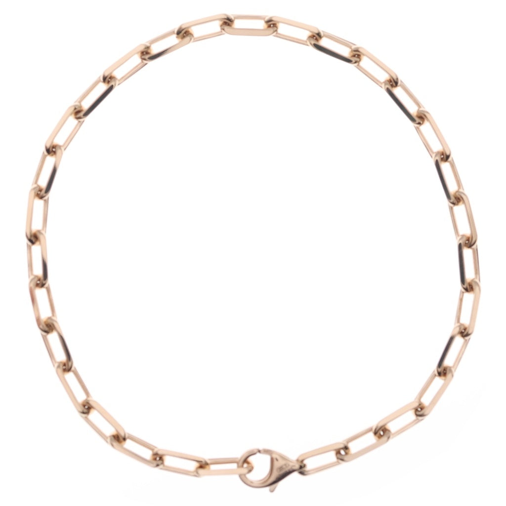 Cartier(カルティエ) サントス ドゥ カルティエ スモール チェーン ブレスレット K18PG ピンクゴールド B6090300 レディース