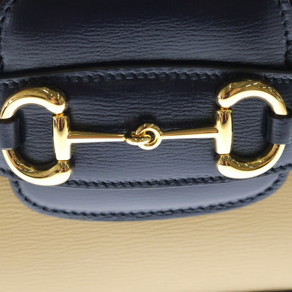 GUCCI(グッチ) ホースビット 1955 ショルダーバッグ ボルドー/ベージュ/ブルー PVCレザー 602204 レディース