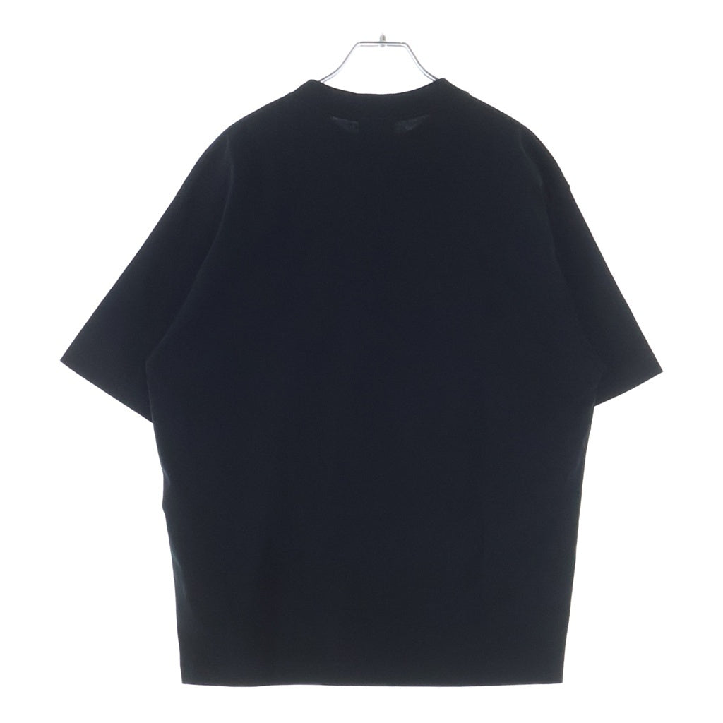 BALENCIAGA(バレンシアガ) 22AW CITIES PARIS MEDIUM FIT T-SHIRT パリロゴプリント半袖Tシャツ ブラック #XXS 612966