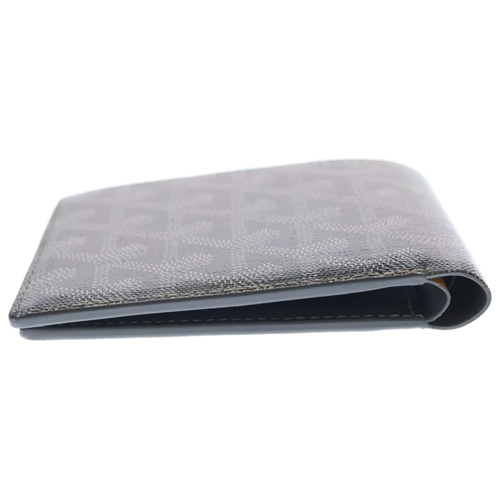 GOYARD(ゴヤール) サン フロランタン 二つ折り財布 コンパクト財布 ヘリボーン PVC レザー グレー