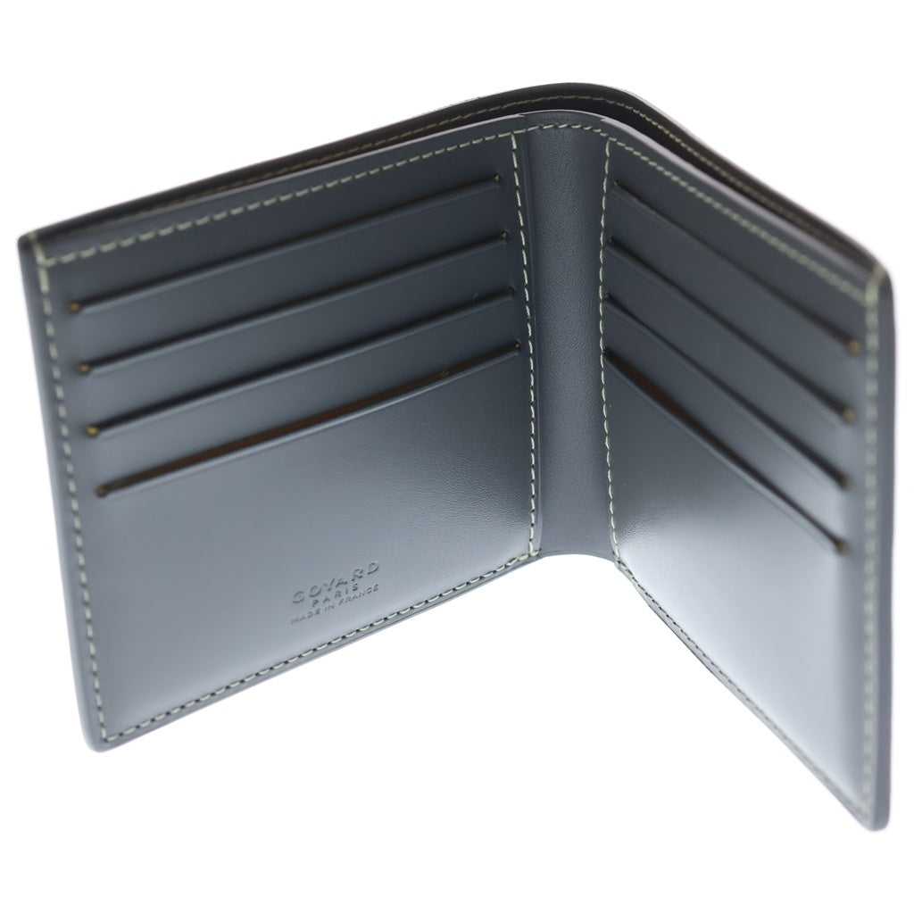 GOYARD(ゴヤール) サン フロランタン 二つ折り財布 コンパクト財布 ヘリボーン PVC レザー グレー