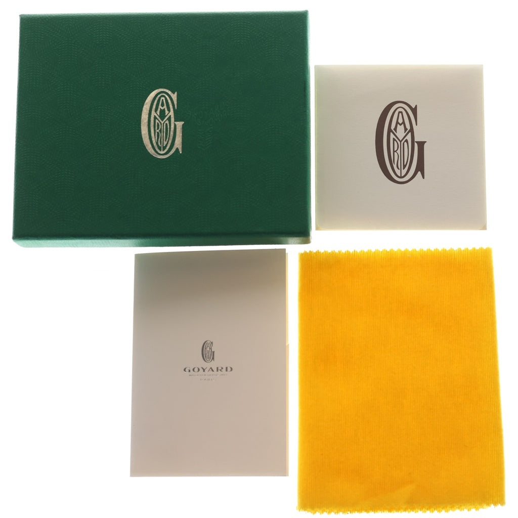 GOYARD(ゴヤール) サン フロランタン 二つ折り財布 コンパクト財布 ヘリボーン PVC レザー グレー