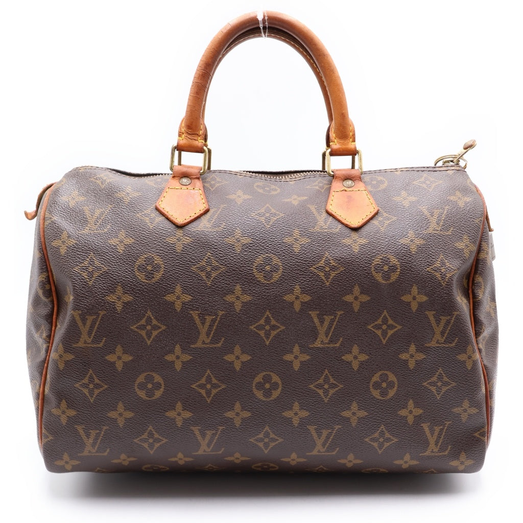 LOUIS VUITTON(ルイヴィトン) モノグラム スピーディ25 PVC レザー ハンド バッグ ブラウン M41528 レディース