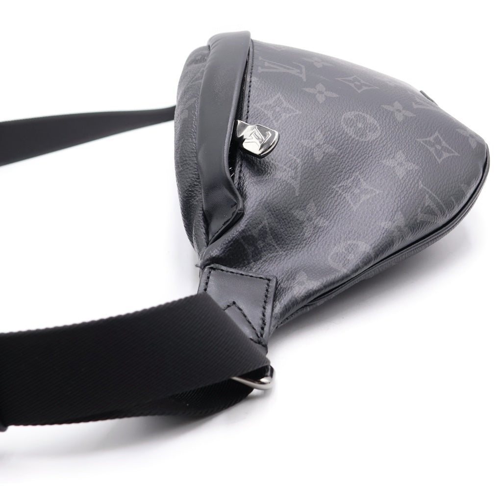 LOUIS VUITTON(ルイヴィトン) モノグラム エクリプス ディスカバリー バムバッグPM PVC レザー ウエストバッグ ボディバッグ ショルダーバッグ ICタイプ ブラック M46035 レディース