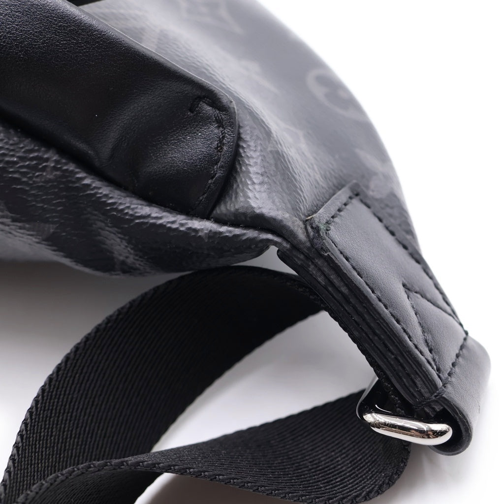 LOUIS VUITTON(ルイヴィトン) モノグラム エクリプス ディスカバリー バムバッグPM PVC レザー ウエストバッグ ボディバッグ ショルダーバッグ ICタイプ ブラック M46035 レディース