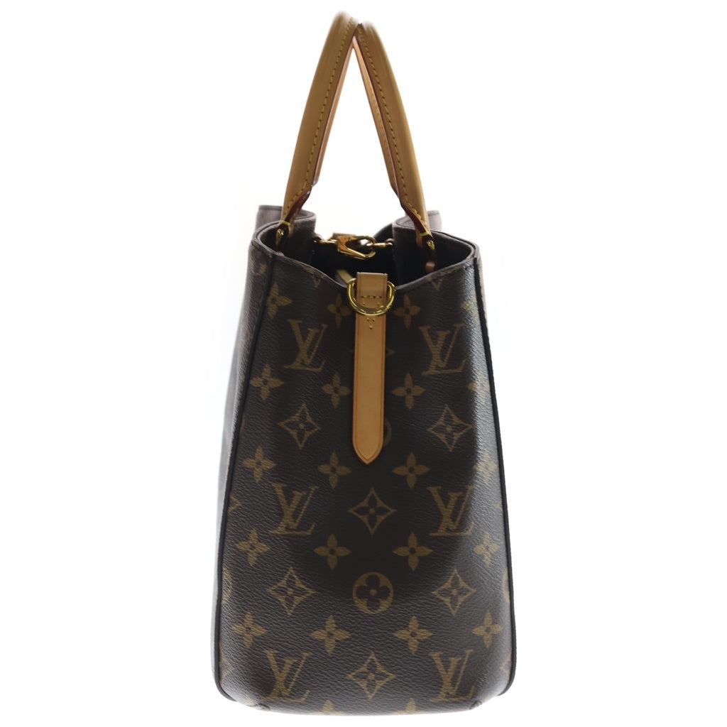 LOUIS VUITTON(ルイヴィトン) モノグラム モンテーニュMM PVC レザー 2WAY ハンドバッグ ショルダーバッグ ブラウン M41056 レディース