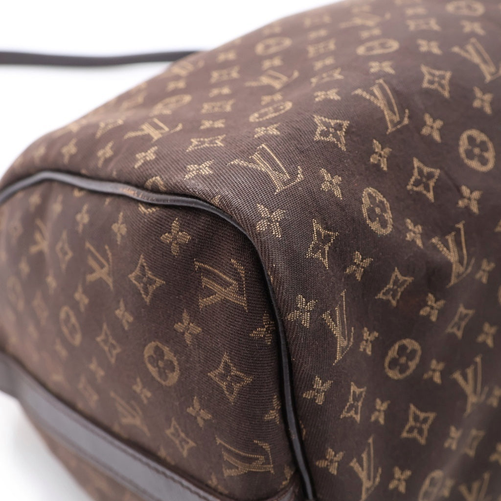 LOUIS VUITTON(ルイヴィトン) モノグラム イディール スピーディバンドリエール30 キャンバス レザー 2WAY ハンドバッグ ショルダーバッグ ミニボストンバッグ フザン ブラウン M56702 レディース