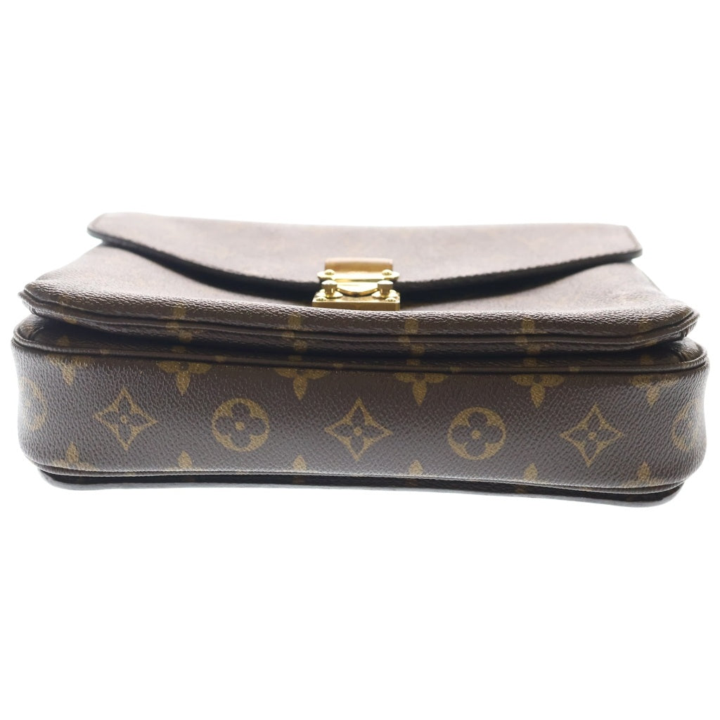LOUIS VUITTON(ルイヴィトン) モノグラム ポシェット メティス MM PVC レザー 2WAY ハンドバッグ ショルダーバッグ ブラウン M44875 レディース