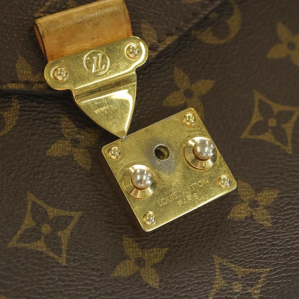 LOUIS VUITTON(ルイヴィトン) モノグラム ポシェット メティス MM PVC レザー 2WAY ハンドバッグ ショルダーバッグ ブラウン M44875 レディース