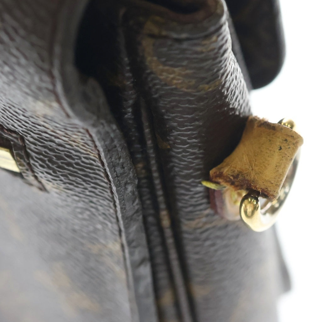 LOUIS VUITTON(ルイヴィトン) モノグラム ポシェット メティス MM PVC レザー 2WAY ハンドバッグ ショルダーバッグ ブラウン M44875 レディース