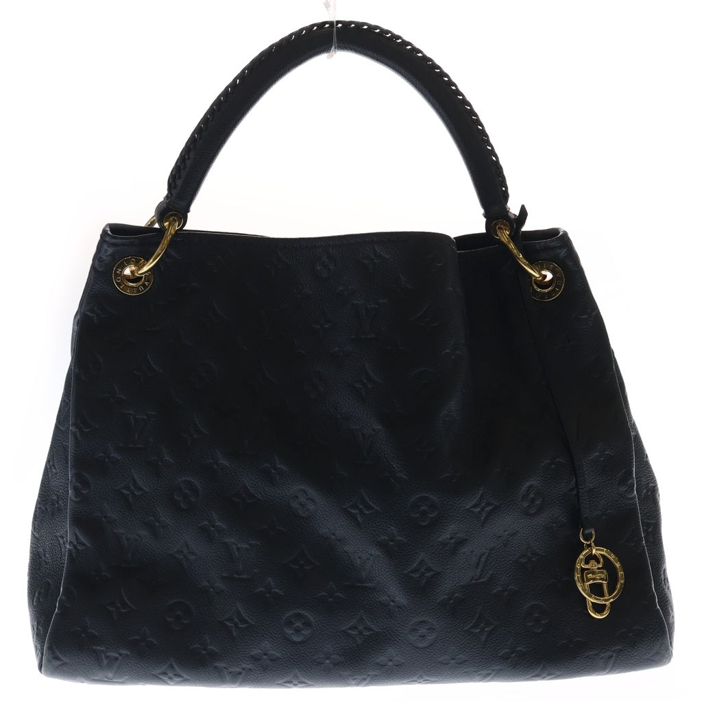 LOUIS VUITTON(ルイヴィトン) モノグラムアンプラント アーツィMM アンフィニ ハンドバッグ トートバッグ ブラック レザー M93448 ゴールド金具 レディース