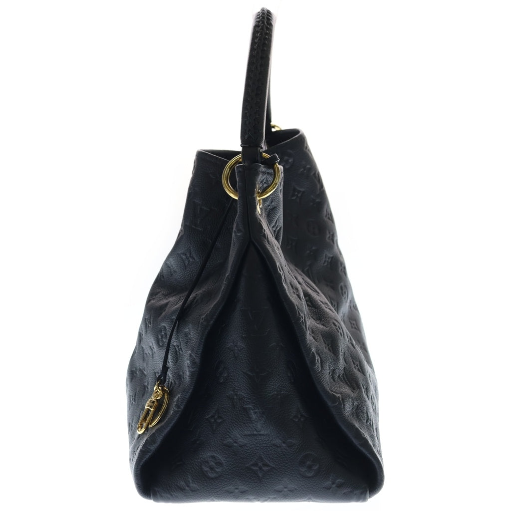 LOUIS VUITTON(ルイヴィトン) モノグラムアンプラント アーツィMM アンフィニ ハンドバッグ トートバッグ ブラック レザー M93448 ゴールド金具 レディース