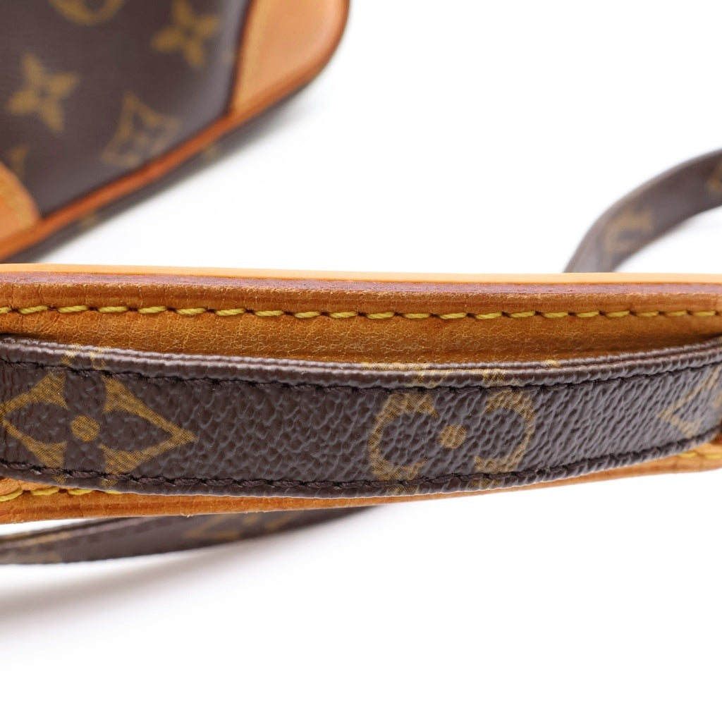 LOUIS VUITTON(ルイヴィトン) モノグラム アマゾン ショルダーバッグ ミニバッグ ブラウン レザー×PVC M45236 ゴールド金具 レディース