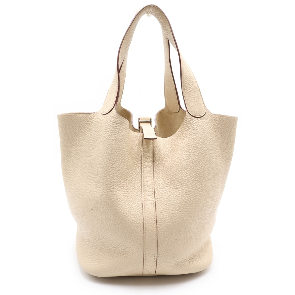 HERMES(エルメス) ピコタンGM ハンドバック シルバー金具 □M刻印 トリヨンクレマンス パルシュマン レディース