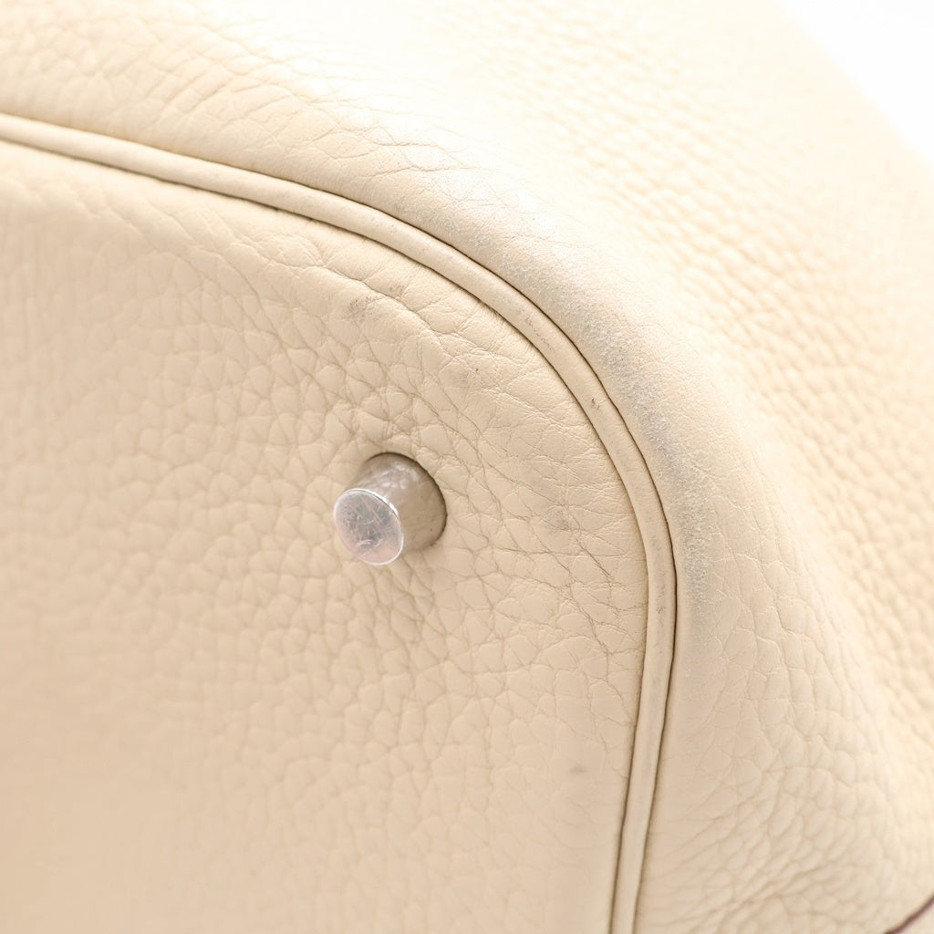 HERMES(エルメス) ピコタンGM ハンドバック シルバー金具 □M刻印 トリヨンクレマンス パルシュマン レディース