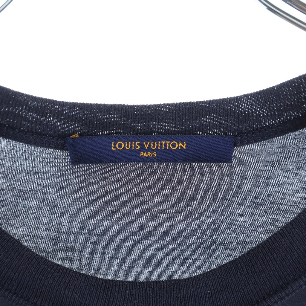 LOUIS VUITTON(ルイヴィトン) FOREVER 半袖ロゴTシャツ カットソー 両面プリント ネイビー RM182M FMB HFY21W