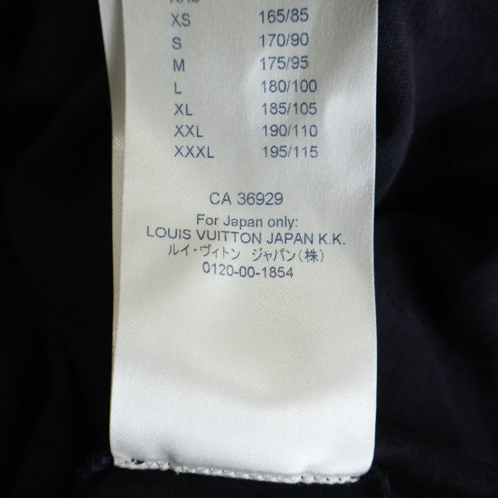 LOUIS VUITTON(ルイヴィトン) FOREVER 半袖ロゴTシャツ カットソー 両面プリント ネイビー RM182M FMB HFY21W