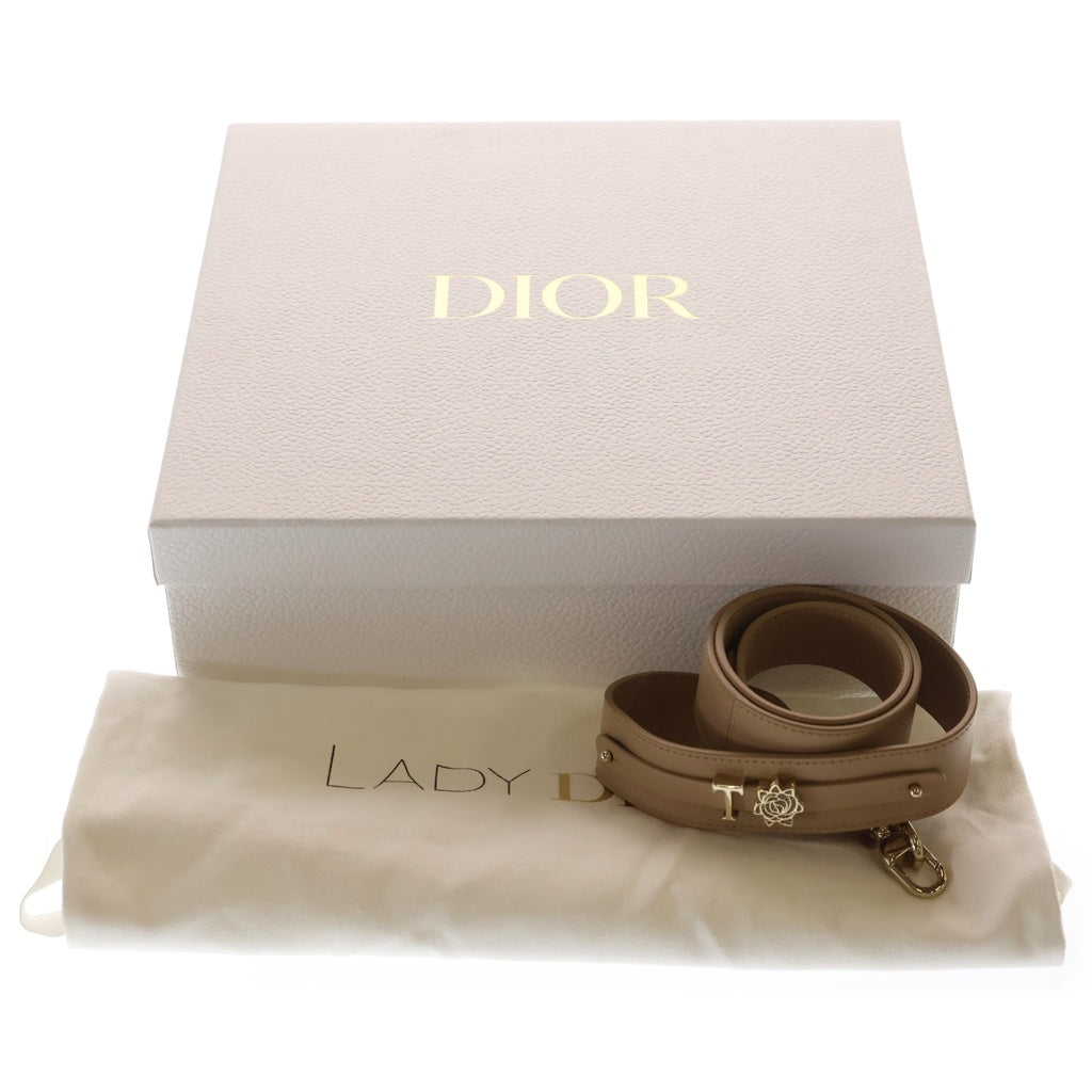 Christian Dior(クリスチャンディオール) My ABCDior レディディオール ハンドバック 2wayショルダーバック カナージュ レザー ベージュ レディース