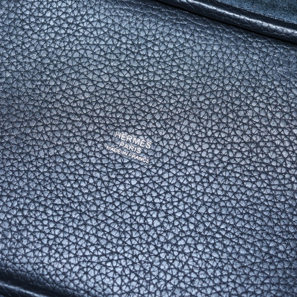 HERMES(エルメス) ピコタンロックPM トリヨンクレマンス シルバー金具 D刻印 ハンドバッグ トートバッグ ノワール ブラック レディース