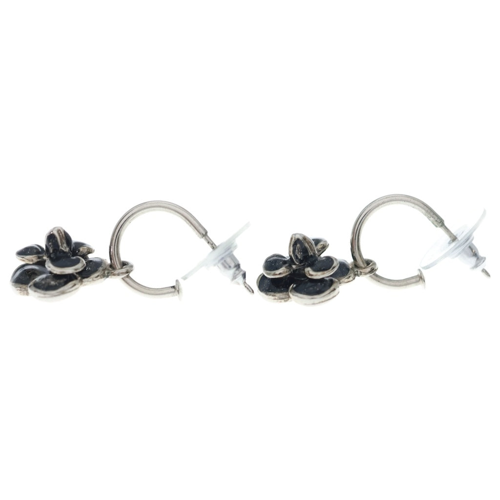 CHANEL(シャネル) カメリア ピアス シルバー/ブラック 08P レディース