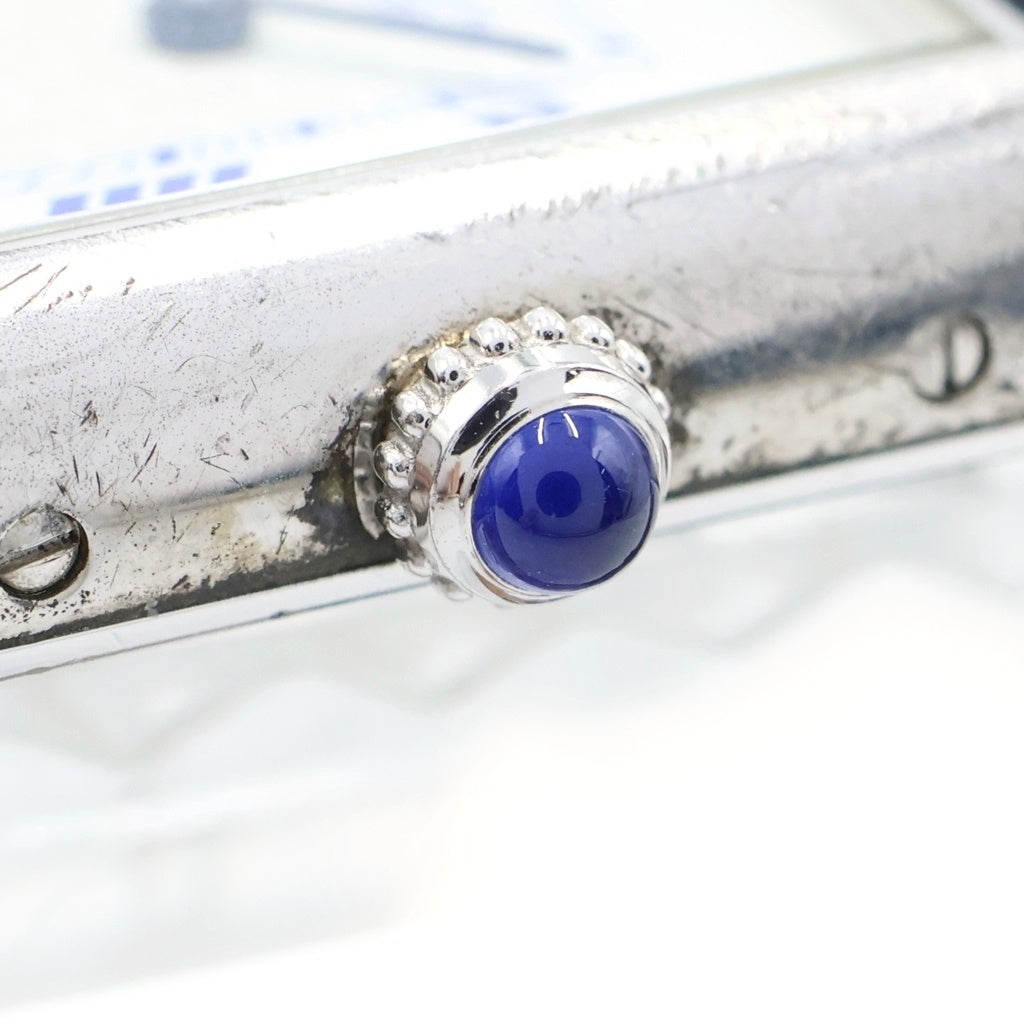 Cartier(カルティエ) マストタンク MM 腕時計 クォーツ 白文字盤 レザー ブラック/シルバー W1014054 レディース