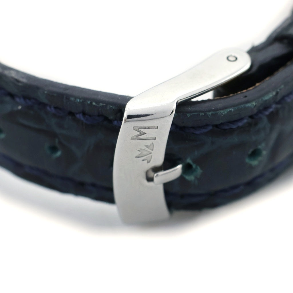 Cartier(カルティエ) マストタンク MM 腕時計 クォーツ 白文字盤 レザー ブラック/シルバー W1014054 レディース