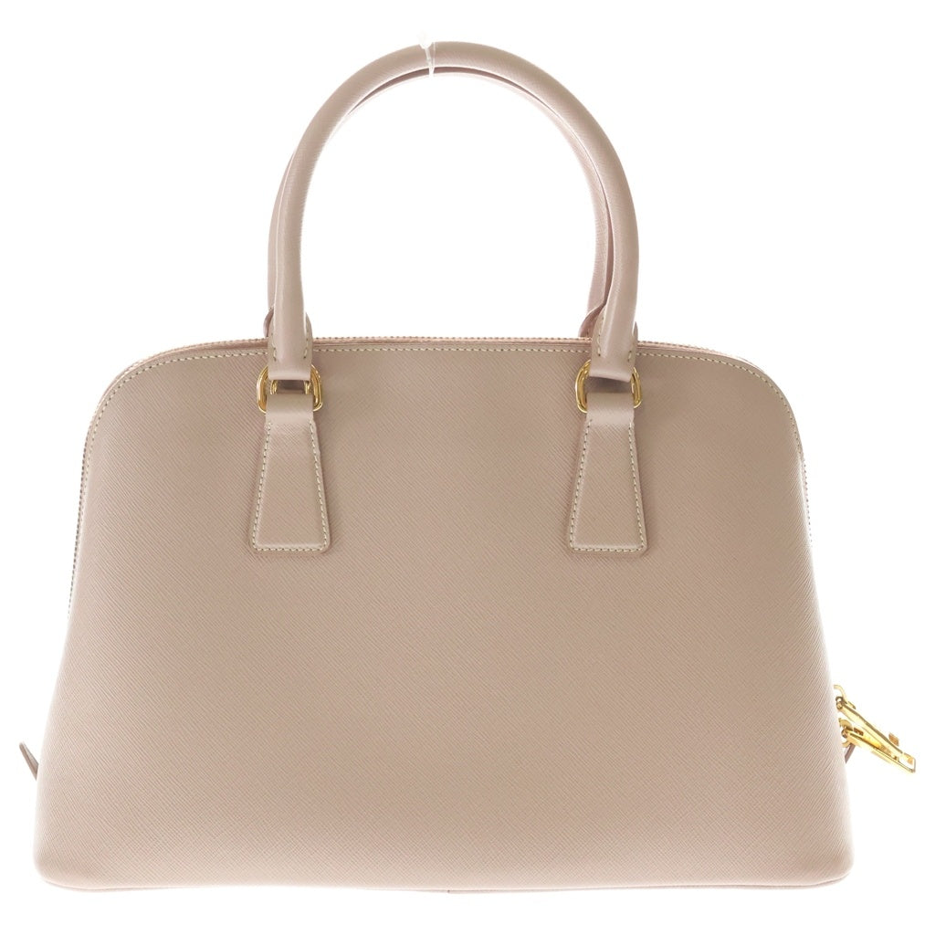 PRADA(プラダ) サフィアーノ ルクス 2WAYショルダーバッグ ハンドバッグ ピンクベージュ レザー BL0837 ゴールド金具 レディース