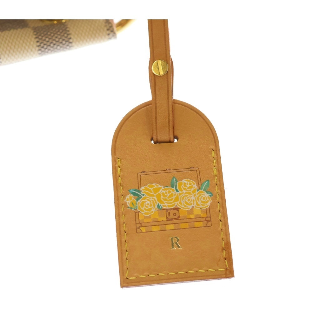 LOUIS VUITTON(ルイヴィトン) ダミエアズール グレースフルPM ハンドバッグ トートバッグ アイボリー×ブラウン レザー×PVC N42249 ゴールド金具 レディース