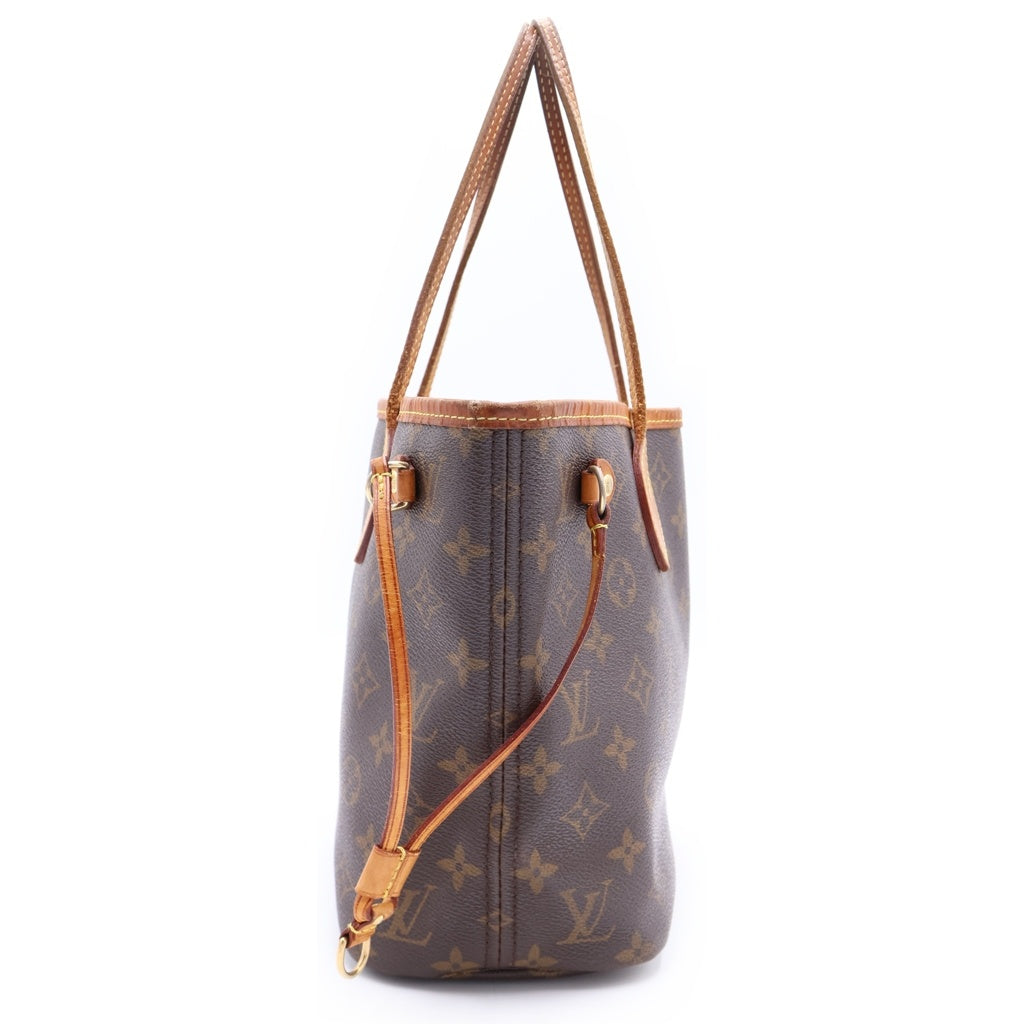 LOUIS VUITTON(ルイヴィトン) モノグラム ネヴァーフル PM PVC レザー ハンド トートバッグ ブラウン 旧型 M40155 レディース