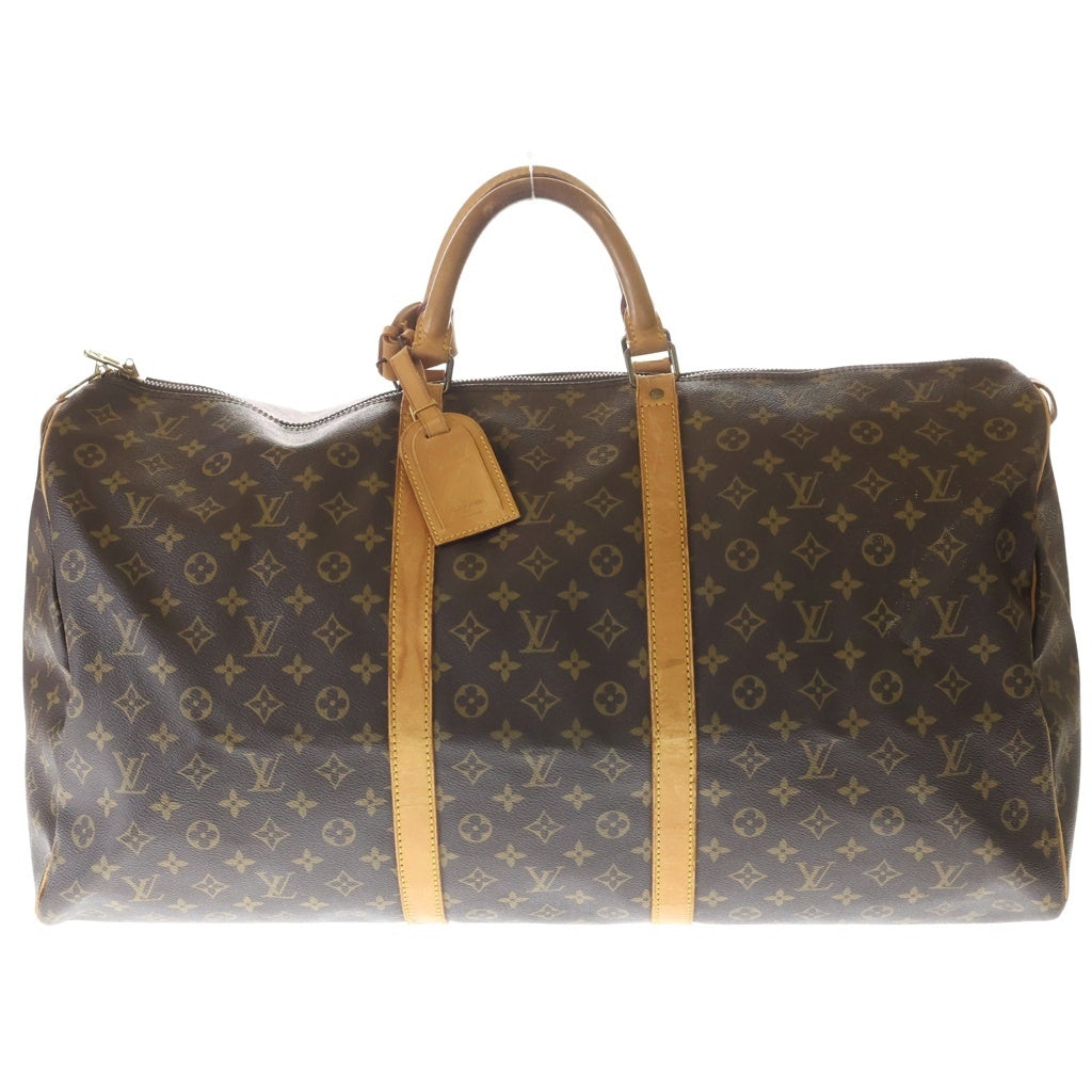 LOUIS VUITTON(ルイヴィトン) モノグラム キーポル60 PVC レザー ハンドバッグ ボストンバッグ ブラウン M41422