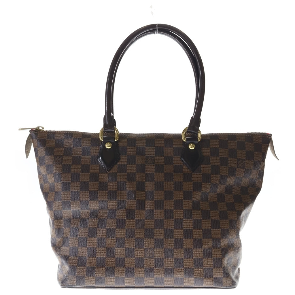 LOUIS VUITTON(ルイヴィトン) ダミエ サレヤMM PVC レザー トートバッグ ハンドバッグ ブラウン N51182 レディース