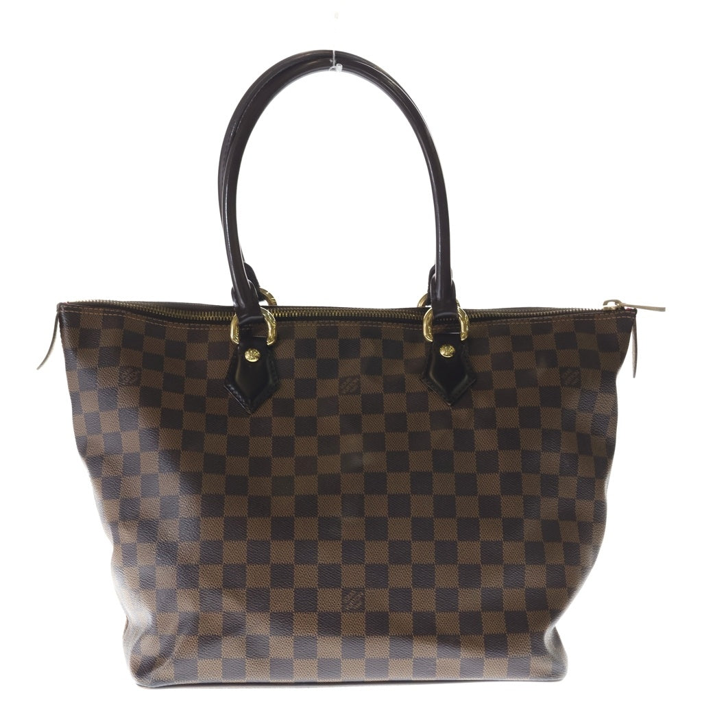 LOUIS VUITTON(ルイヴィトン) ダミエ サレヤMM PVC レザー トートバッグ ハンドバッグ ブラウン N51182 レディース