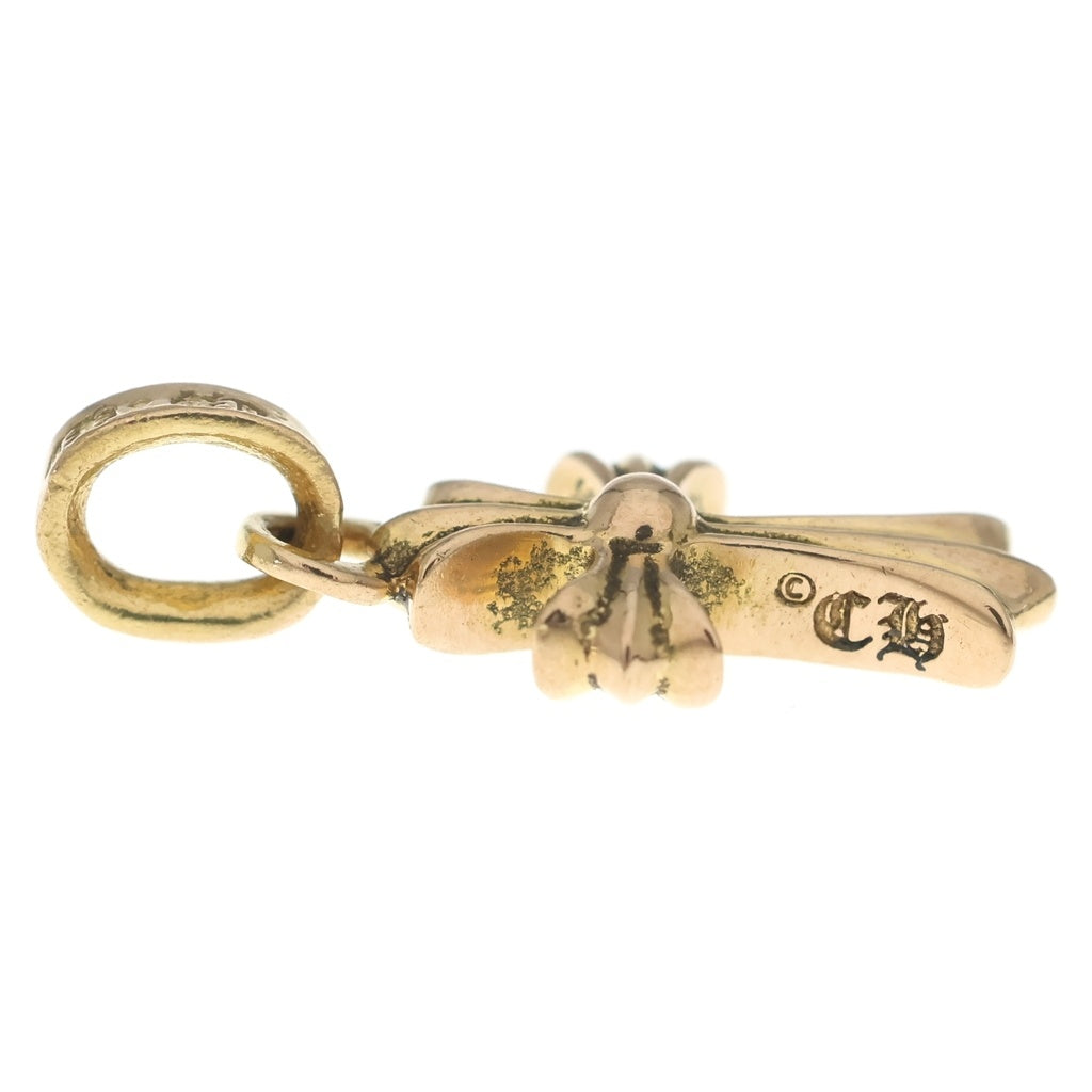 CHROME HEARTS(クロムハーツ) 22K CRS BBYFAT P/DIA ベイビーファットクロス PAVEダイヤ ペンダントトップ ゴールド BCA035