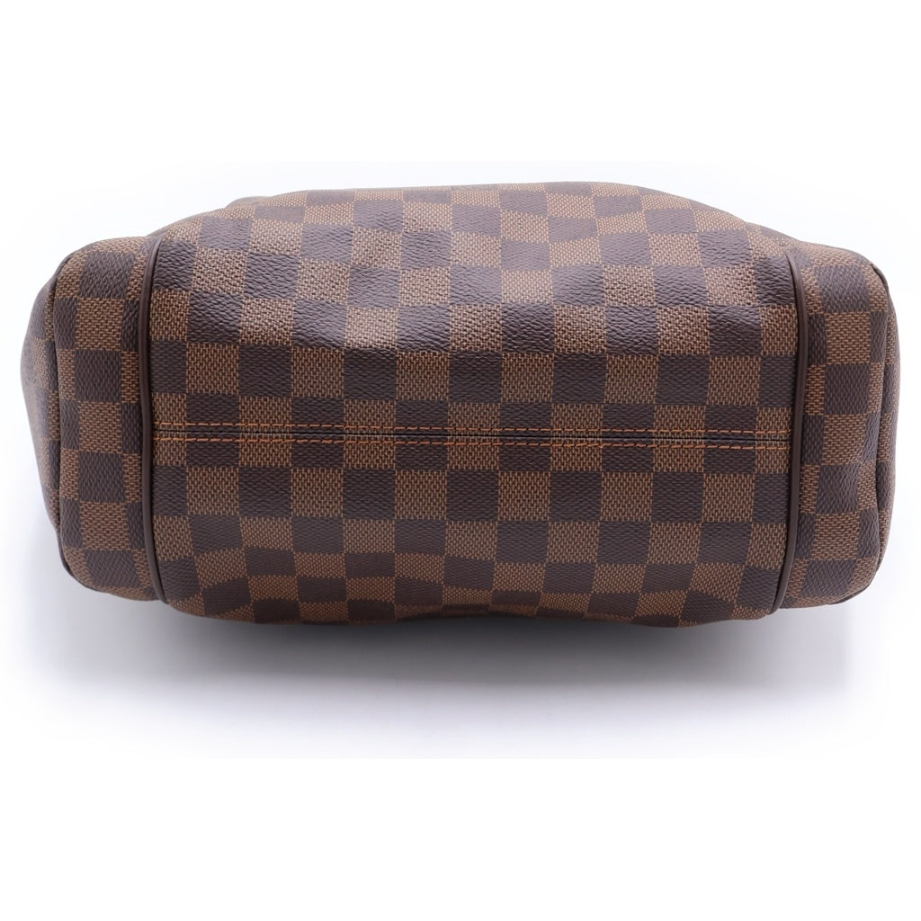 LOUIS VUITTON(ルイヴィトン) ダミエ トータリーPM ハンドバッグ トートバッグ ブラウン レザー×PVC N41282 ゴールド金具 レディース