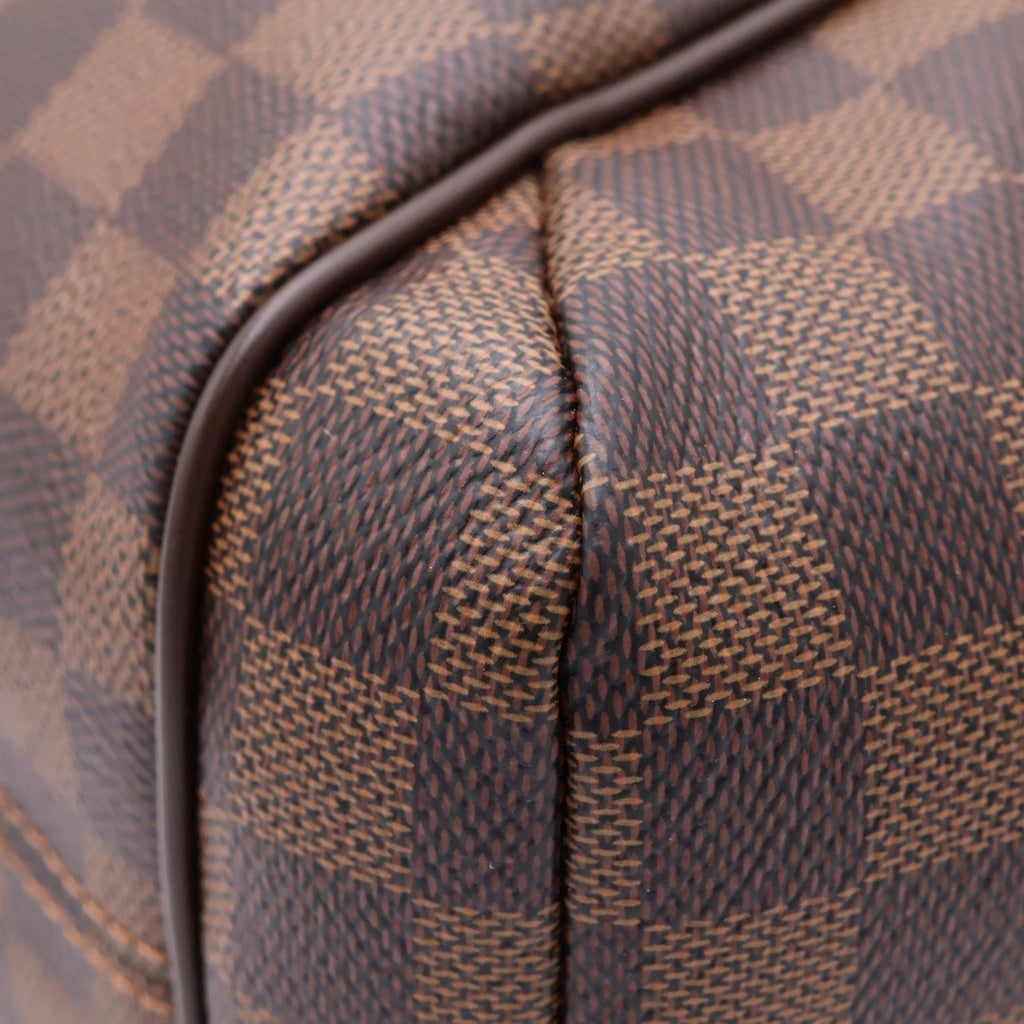 LOUIS VUITTON(ルイヴィトン) ダミエ トータリーPM ハンドバッグ トートバッグ ブラウン レザー×PVC N41282 ゴールド金具 レディース