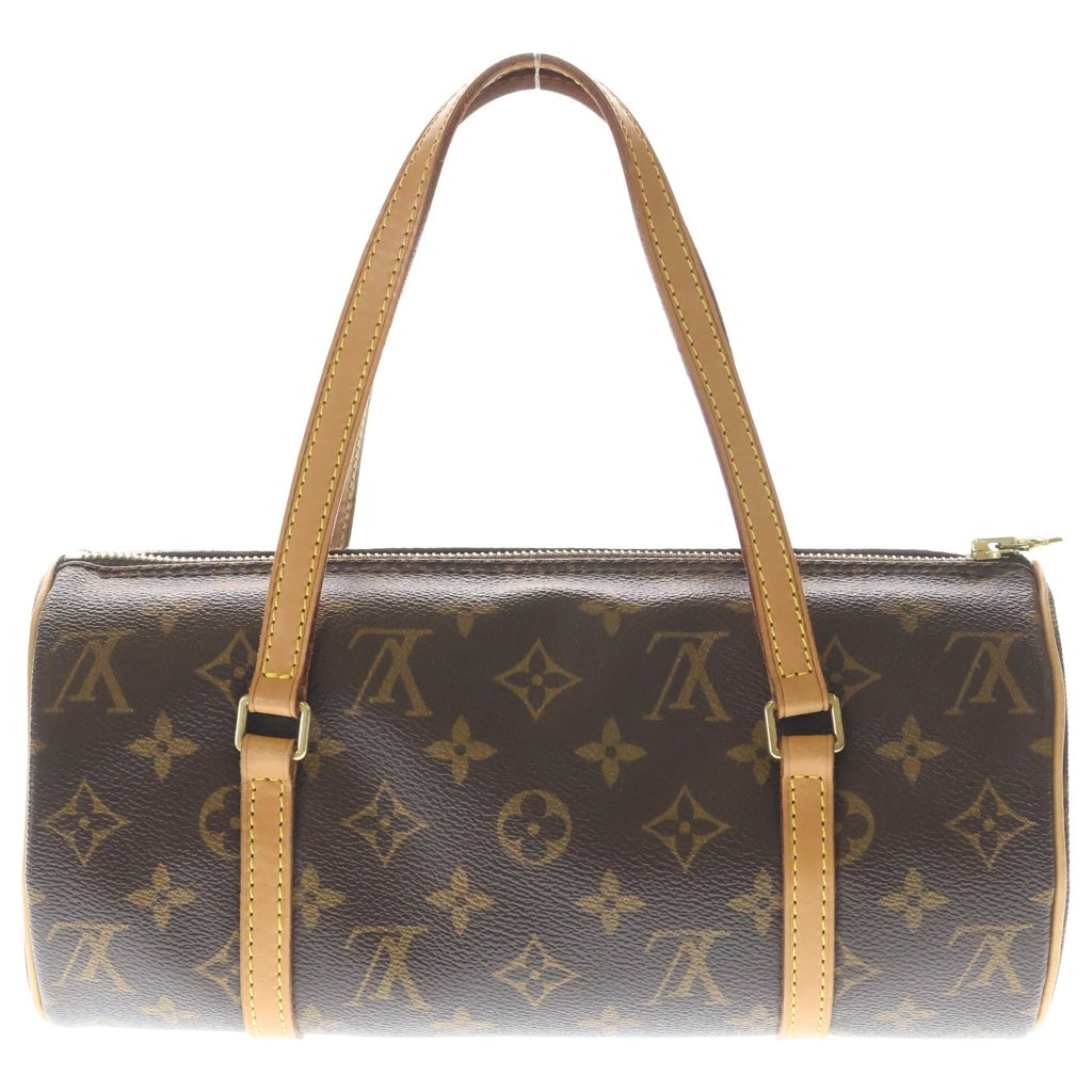 LOUIS VUITTON(ルイヴィトン) モノグラム パピヨン28 PVC レザー ハンドバッグ ブラウン M51386 レディース