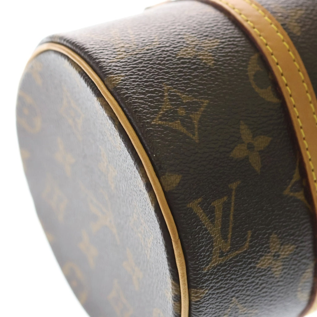 LOUIS VUITTON(ルイヴィトン) モノグラム パピヨン28 PVC レザー ハンドバッグ ブラウン M51386 レディース