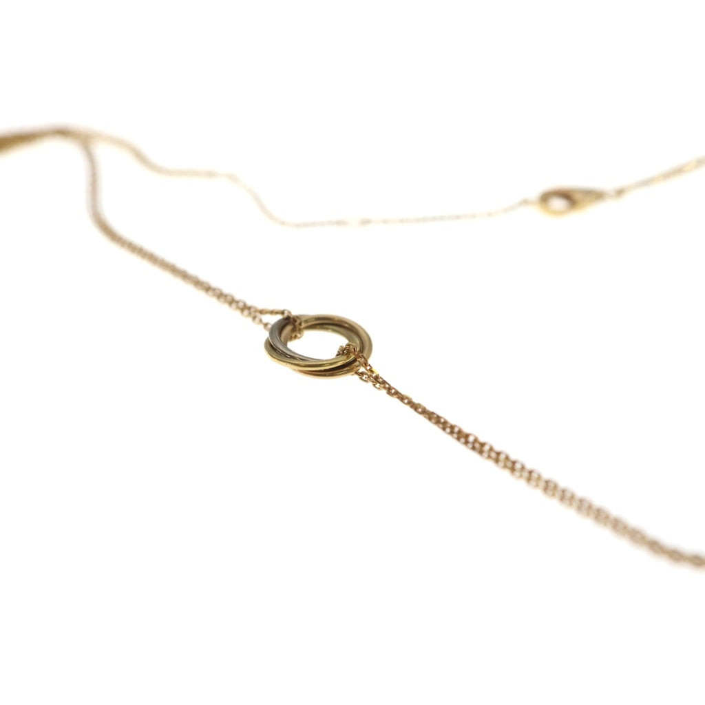 Cartier(カルティエ) ベビートリニティ ネックレス ペンダント チェーン イエローゴールド×ホワイトゴールド×ピンクゴールド Au750 レディース