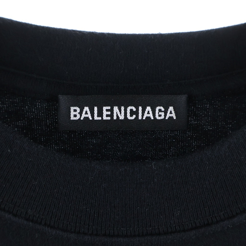 BALENCIAGA(バレンシアガ) 20SS WFP Printed T-Shirt 半袖プリントTシャツ カットソー ブラック 612966 THV84