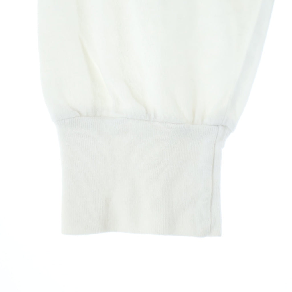 CHROME HEARTS(クロムハーツ) NECK LOGO LONG SLEEVE TEE ネックロゴ バックスクロールラベル ロングスリーブ 長袖Tシャツ カットソー ロンT 袖プリント ホワイト レディース