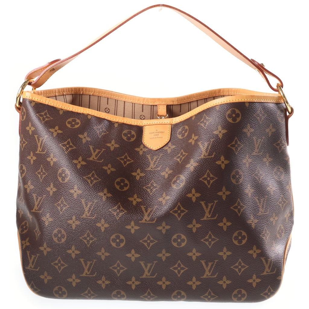 LOUIS VUITTON(ルイヴィトン) モノグラム ディライトフルPM PVC レザー トートバッグ セミショルダーバッグ ワンショルダーバッグ ブラウン M40352 レディース