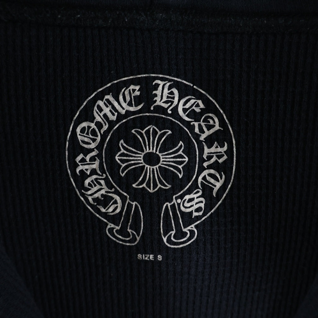 CHROME HEARTS(クロムハーツ) FOTI フォティ CHプラス マハリア スカル コットン 長袖 フーディー ジップパーカー ジップアップパーカー #S ブラック レディース