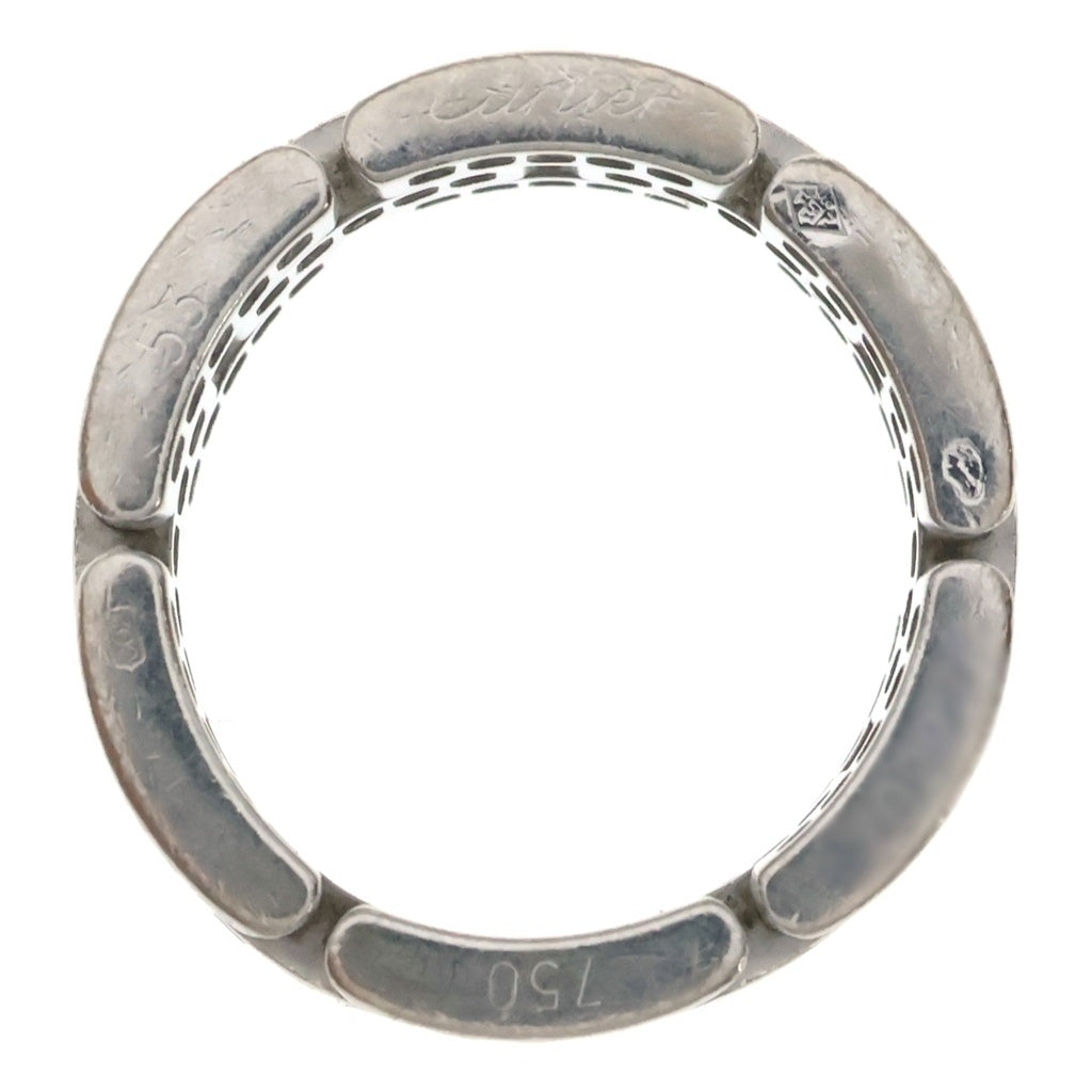 Cartier(カルティエ) マイヨンパンテール ダイヤモンド 3連 パヴェダイヤ Au750 K18WG リング 指輪 #53 ホワイトゴールド